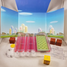 473 -Mario's Video Game Platformer Diorama with Stand