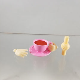 Cu-poche Extra -WakuWaku Dolce (Cake Making & Decorating Set) Tea Cup and Saucer