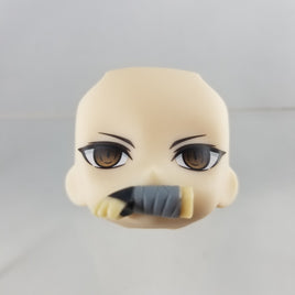 1144-2 -Hyakkimaru's Unsheathed Faceplate with Prosthetic Arm in Mouth