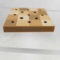 Nendoroid Series No. 300 Anniversary Stand Base Only- Brown Square Tiles