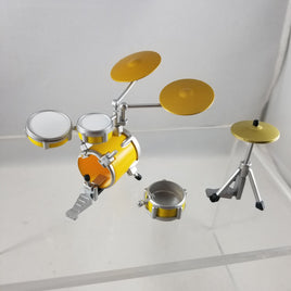 94 or 101 *-Ritsu's Drum Kit with Cymbal AS-IS one broken drum see photo