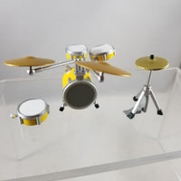 94 or 101 *-Ritsu's Drum Kit with Cymbal AS-IS one broken drum see photo