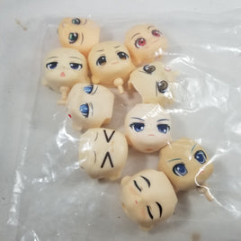 BARGAIN BITS- 10 Poor Quality Nendoroid Faceplates LOT #6