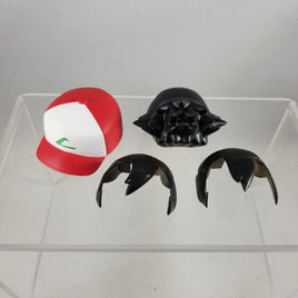 800 -Ash's Hair & Hat with Alternate Bang Piece