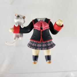 318 -Rin's School Uniform (Option 2- Cat Hanging From Arm)