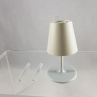 Dollhouse Miniature -Pole Lamp (Gray Shade)