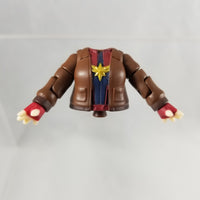 1154-2-DX -Captain Marvel's Leather Jacket Over Her Super Suit