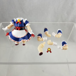 627 -Clarion's Maid Uniform with Doll-Like "Joints" & 2 Brooches for the Throat