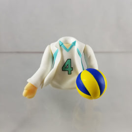 699 -Iwaizumi's Volleyball Uniform Upper Half with Jacket & Volleyball