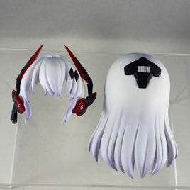 1519 -Lucia: Crimson Abyss' Hair with Headphones