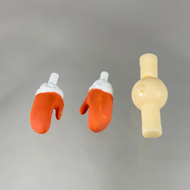 Nendoroid/Figma Bonus Item Scarf -Carrot Orange Figma Mittens