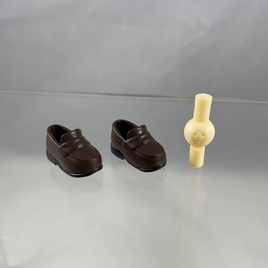 Nendoroid Doll Shoes Set #1: Brown Penny Loafers