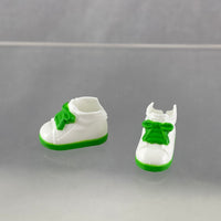 ND63 -White Sneakers with Green Accents (from the Souvenir Jacket Blue Set)