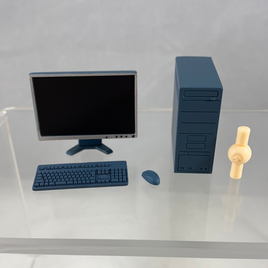 Playset #1 -School Life Set B: Desktop Computer (Tower, Monitor, Keyboard, Mouse)