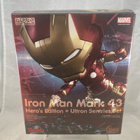 543 -Iron Man Mark 43:Hero's Edition + Ultron Sentries Set Complete in Box (Missing Booklet)