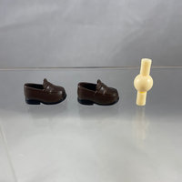 Nendoroid Doll Shoes Set #1: Brown Penny Loafers