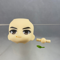 1406-1 -Li's Chewing on a Leaf Stalk Face