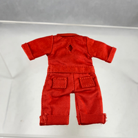 [ND33] Doll: Colorful Coverall Set RED Coveralls