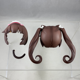 1238 -Chocola's Twin-Tails with Cat Ears, Tail, & Waitress Headwear