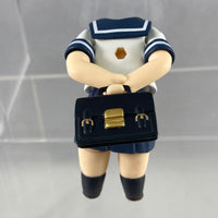 1413 -Takagi-san's School Uniform with Bag Behind Her Back