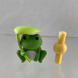 Cu-poche Extra -Rainy Days Frog Figure with Leaf Umbrella