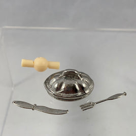 Dollhouse Miniature -Platter with Carving Tools