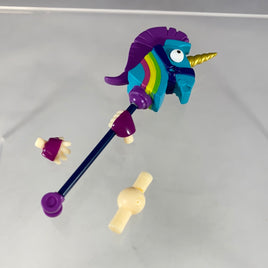 1249 -Cuddle Team Leader's Rainbow Smash Pickaxe (Stickhorse or Hobby Horse)