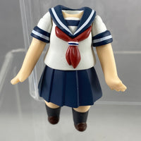 1413 -Takagi-san's School Uniform with Bag Behind Her Back