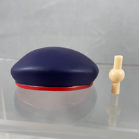 485 -Chloe Lemaire's Dark Blue and Gold Beret