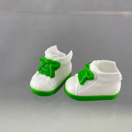 ND63 -White Sneakers with Green Accents (from the Souvenir Jacket Blue Set)