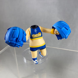 215 -Cheerful Vers. Saber's Cheerleading Outfit Standing with Pom Poms