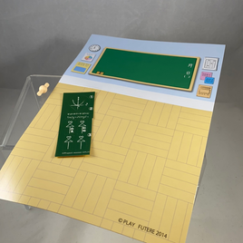Nendoroid More: CUBE 01 Classroom Set -Classroom Backdrop/Floor with Stickers