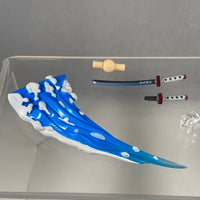 1408 -Giyu's Sword with Water Effect Piece and Stand Support