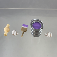 [ND33] Doll: Colorful Coverall PURPLE Paintbrush & Paint Bucket